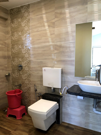 Bathroom 4, Hotel Royal Orbit, Satara