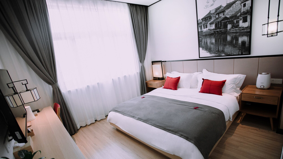 Bedroom 3, Floral Hotel Wuzhen Linshuige, Jiaxing