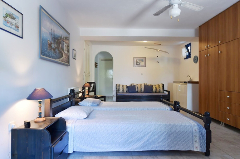 Bedroom 3, Villa Sophia Paros Beachfront Sea View, South Aegean