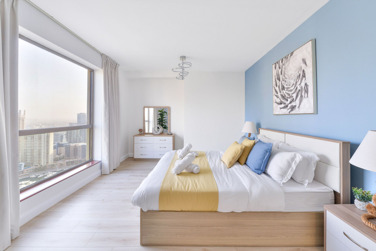 Bedroom 4, Luxury JBR - Marina View - Beach Resorts Access, Dubai