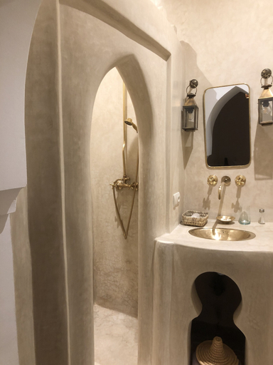 Bathroom 4, Riad Sin, Marrakech