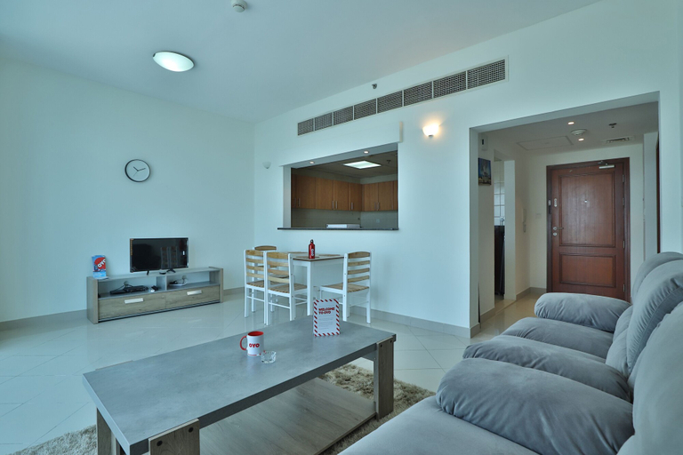 Living area 3, OYO Home 263 1BHK Hub canal 1, Dubai