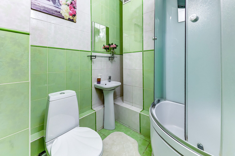 Bathroom 3, Apartments Vesta on Aviakonstruktorov, Sankt-Peterburg gorsovet
