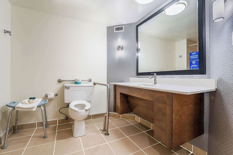 Bathroom 5, DoubleTree by Hilton South Charlotte Tyvola, Mecklenburg