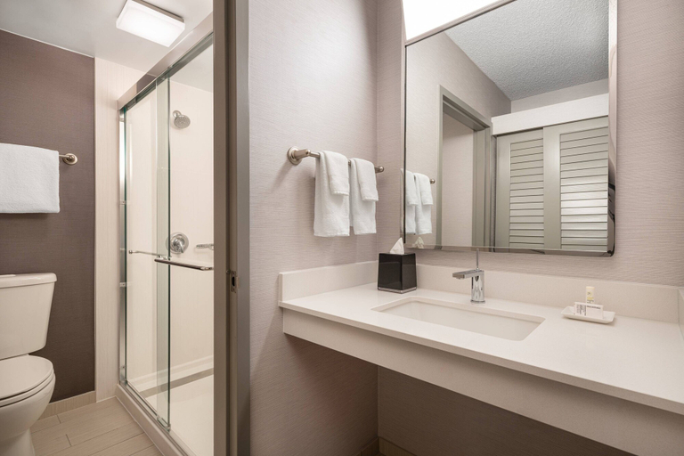 Bathroom 4, Courtyard by Marriott LA Hacienda Heights/Orange County, Los Angeles