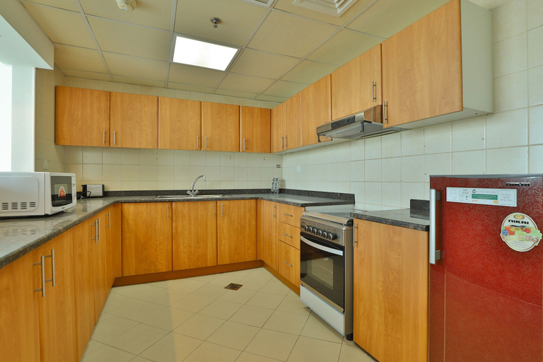 Private kitchen 5, OYO Home 263 1BHK Hub canal 1, Dubai