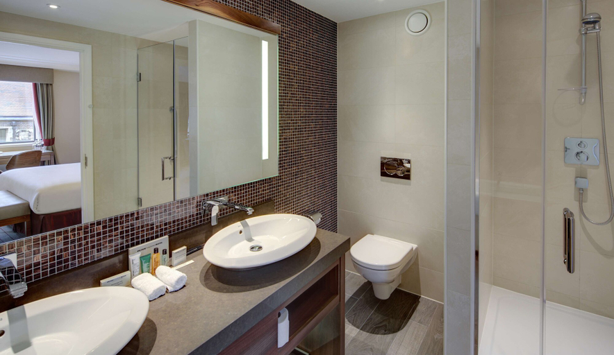 Bathroom 5, Hilton Cambridge City Centre, Cambridgeshire