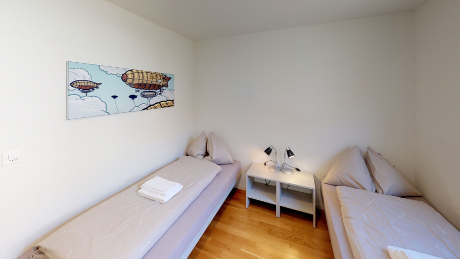 Bedroom 2, Reka-Feriendorf Blatten-Belalp, Brig