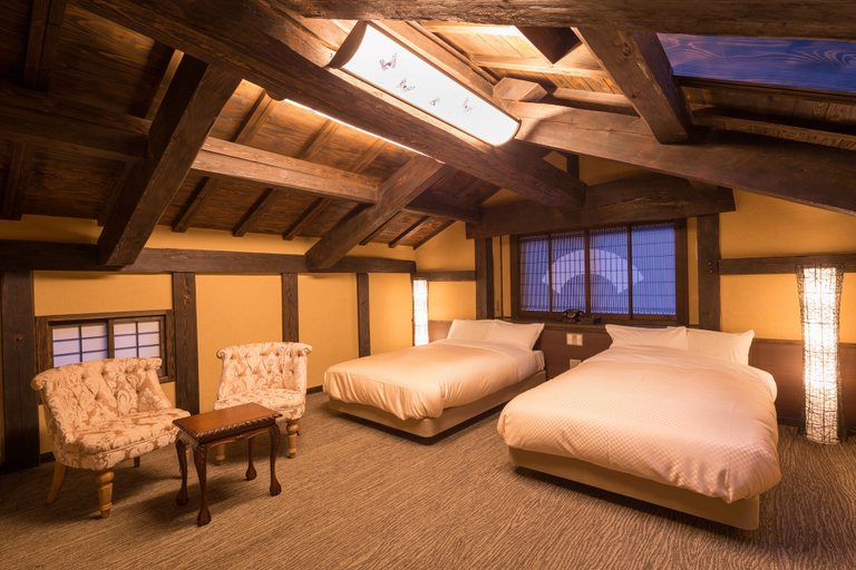 Bedroom 4, Kurokawa Onsen Yamabiko Ryokan, Minamioguni