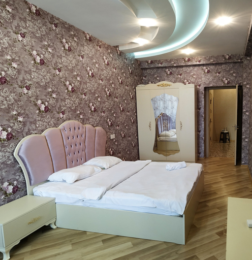 Bedroom, Bakuvi Tourist Apartment B035, Baku