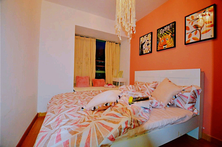 Bedroom 5, Avatar Lost World Queen Bed & City View Apartment, Shenzhen