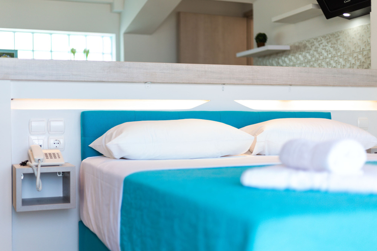 Bedroom 3, Rethymno Hills Apartments, Crete