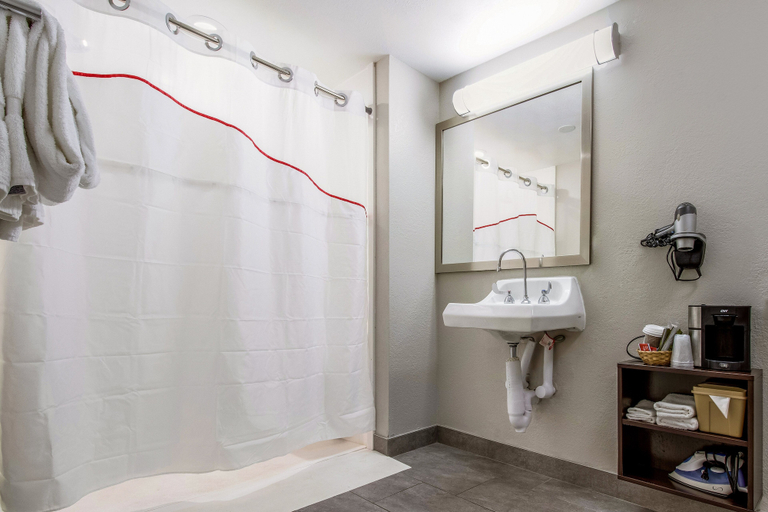 Bathroom 5, Red Roof Inn PLUS+ Dallas – Addison, Dallas
