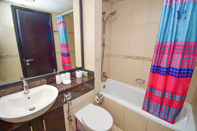 Bathroom, Gld - Cozy Studio with balcony, Dubai