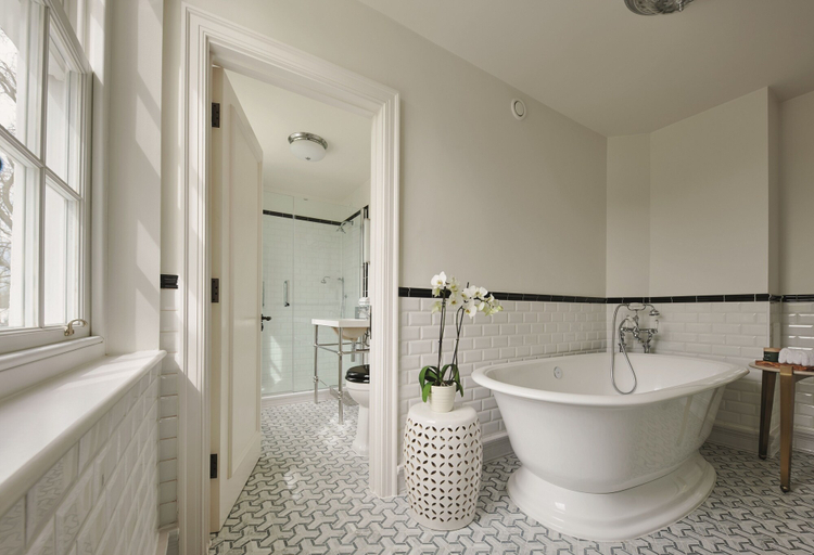 Bathroom 3, Monkey Island Estate - Small Luxury Hotels of the World, Buckinghamshire