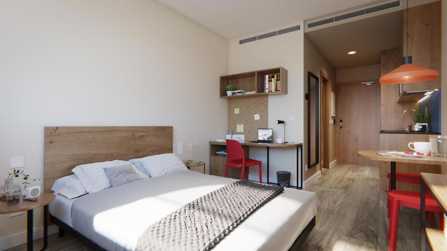 Bedroom 2, Livensa Living Studios Madrid Alcobendas, Madrid