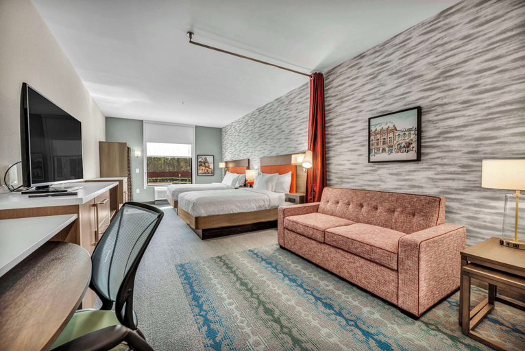 Bedroom 2, Home2 Suites by Hilton Raleigh West Lenovo Center, Wake