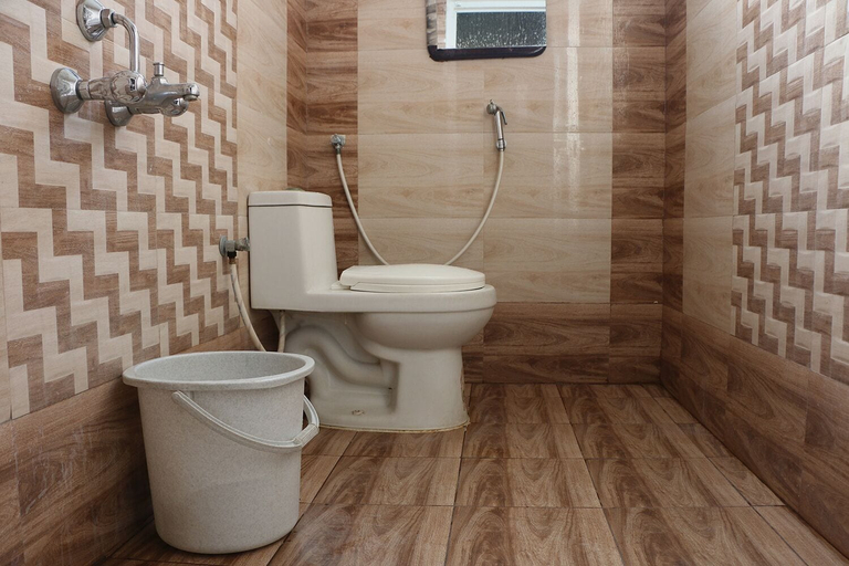 Bathroom 3, Hotel Blue Stone, Viluppuram