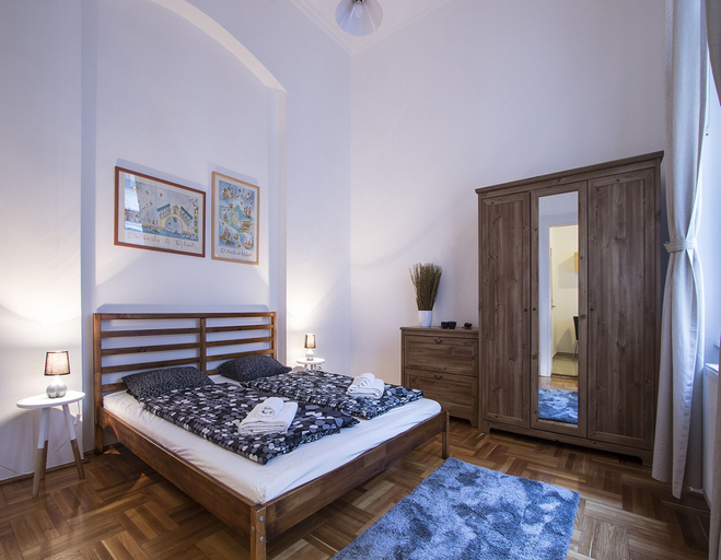 Bedroom 2, Large Central Apartments Kálmán Imre, Budapesti