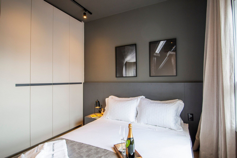 Bedroom 3, Apartamento em Pinheiros com Piscina, São Paulo