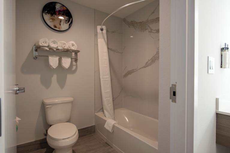Bathroom 4, Express INN & Suites, Houston