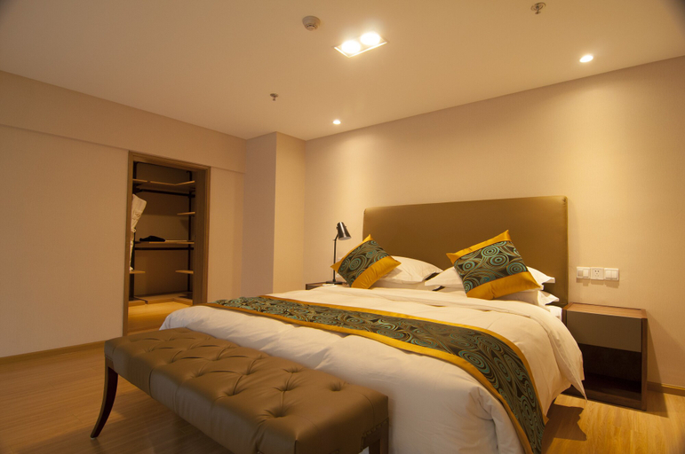 Bedroom 2, Home Plus Suite Hotel And Apartment, Wuhan