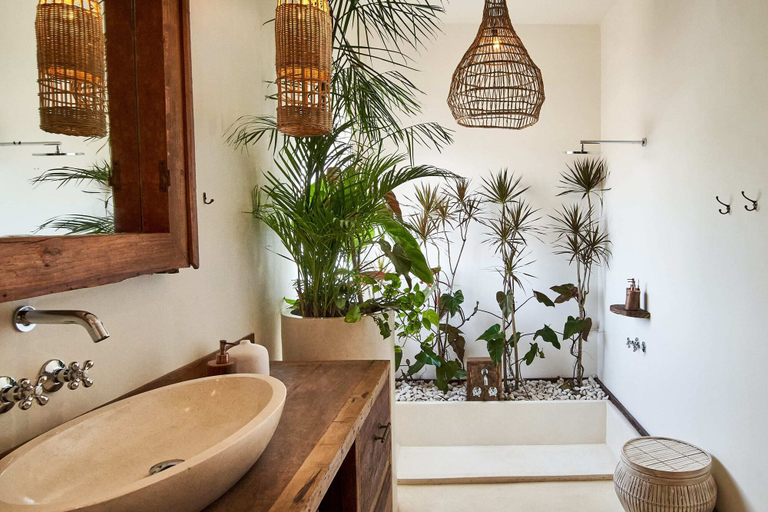 Bathroom 3, Stunning 4BR Villa With Rice Field View in Umalas, Badung