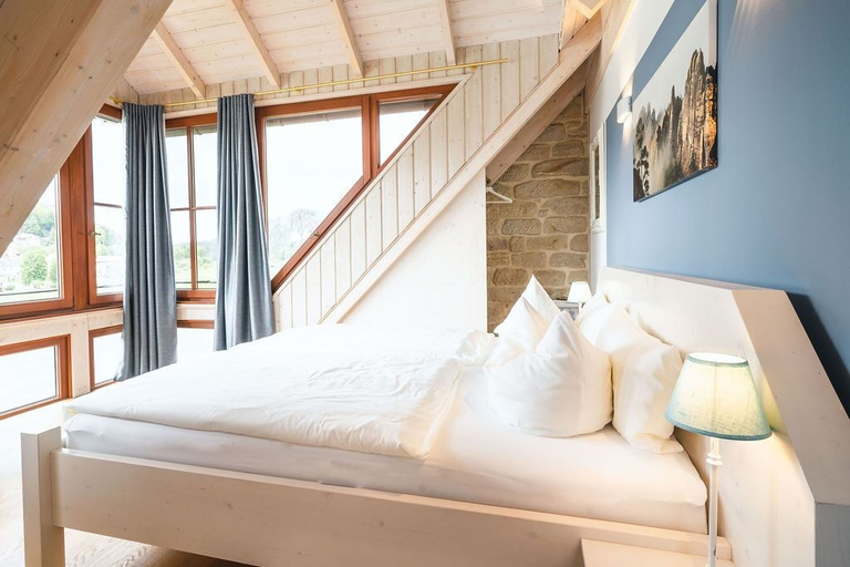 Bedroom 2, Ferienwohnungen Alte Destillerie Rathen, Sächsische Schweiz-Osterzgebirge