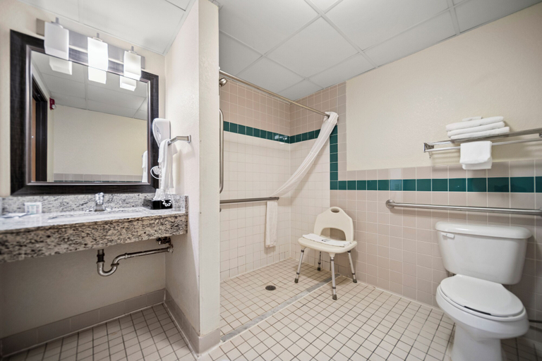 Bathroom 5, AmericInn by Wyndham Ames, Story