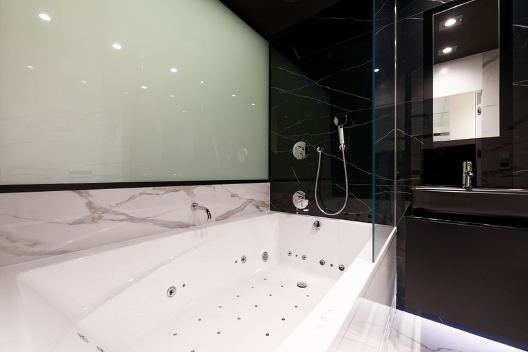 Bathroom 4, Super Apartment with Hot Tub, Poznań City