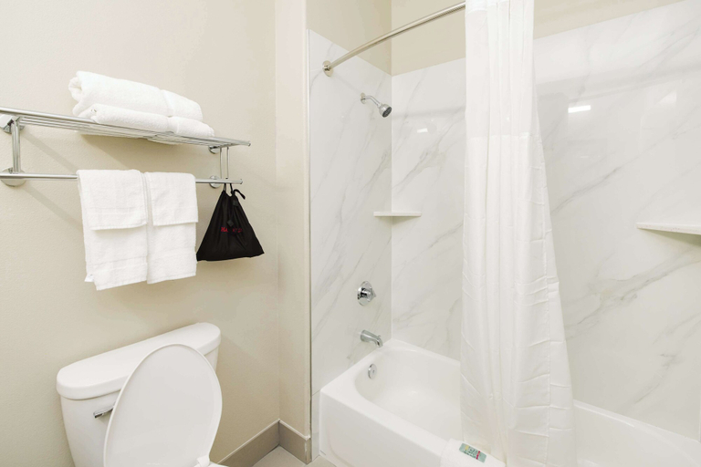 Bathroom 4, SureStay Studio by Best Western Conroe Downtown, Montgomery