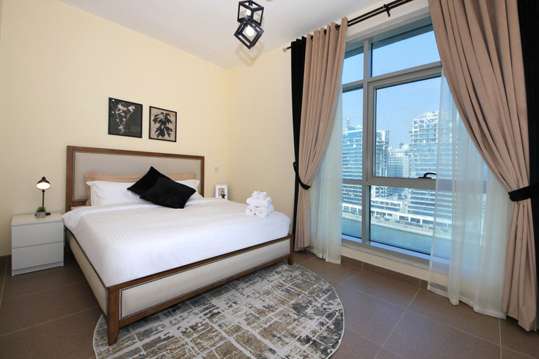 Bedroom 2, Luxury 1 Bedroom in Hamilton Residency, Dubai