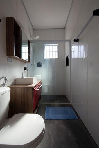 Bathroom 3, 4 quartos piscina 350 m praia, São Sebastião