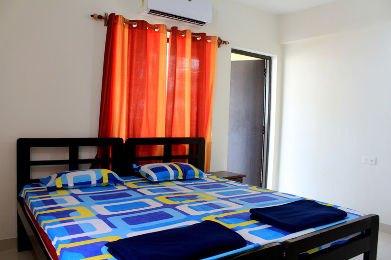 Bedroom 3, CasaMelhor Modern Appt Candolim CM080, North Goa