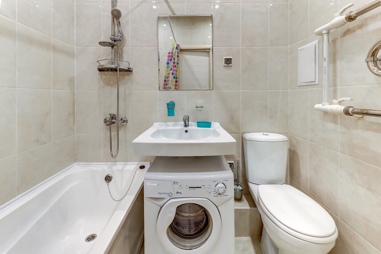 Bathroom, Apartment Vesta on Koroleva, Sankt-Peterburg gorsovet