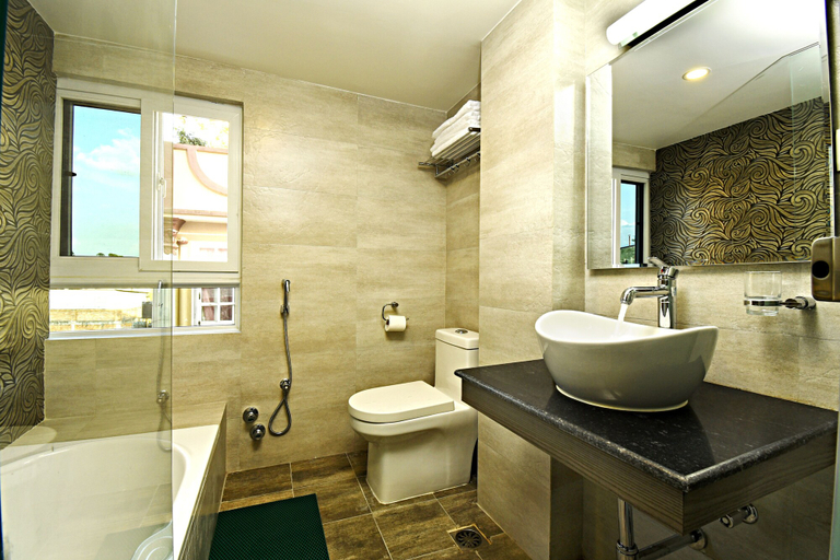 Bathroom 5, The Milestone Hotel, Bagmati