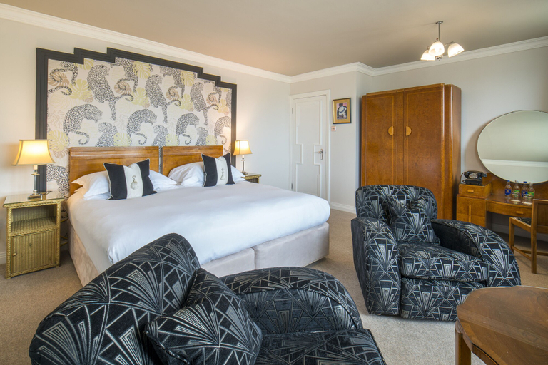 Bedroom 3, Burgh Island Hotel, Devon