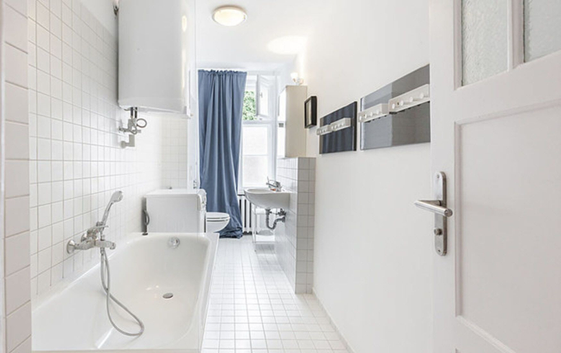 Bathroom 3, Elegantes 2-Zimmer-Apartment, Berlin