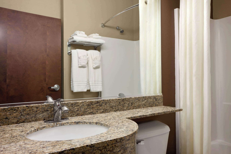 Bathroom 4, Microtel Inn & Suites by Wyndham St Clairsville/Wheeling, Belmont