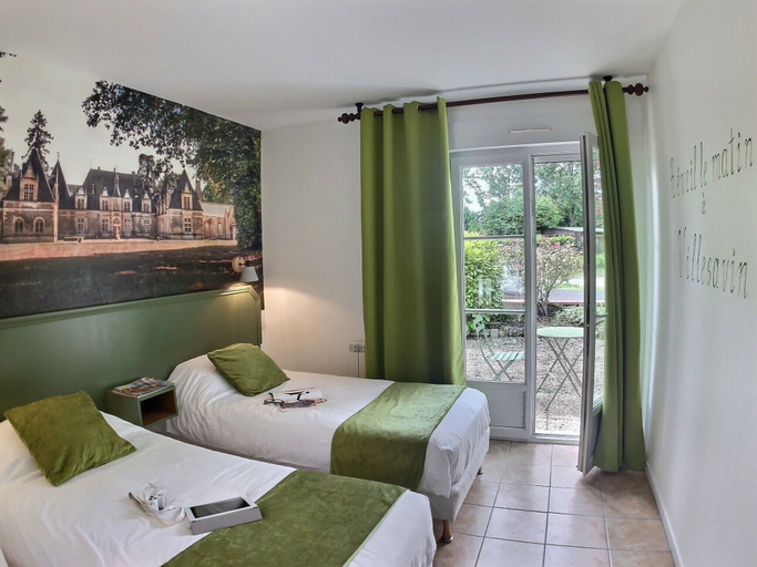 Bedroom 3, Hôtel du Chateau, Loir-et-Cher