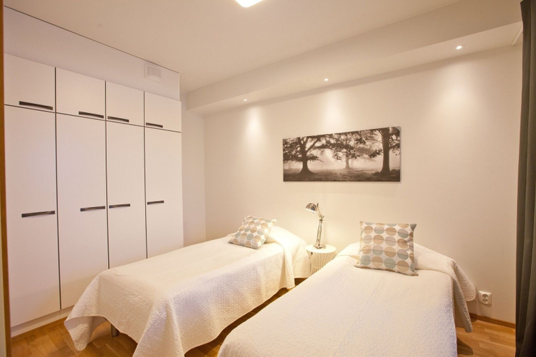 Bedroom 2, Kotimaailma Apartments Rovaniemi, Lapland