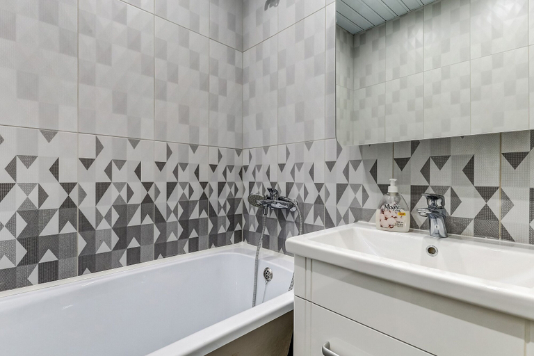 Bathroom, AG Apartment Krzyzanowski 7, Sankt-Peterburg gorsovet