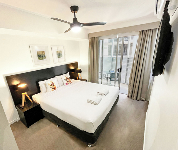 Bedroom 3, Oshen Holiday Apartments Yeppoon, Livingstone - Pt B