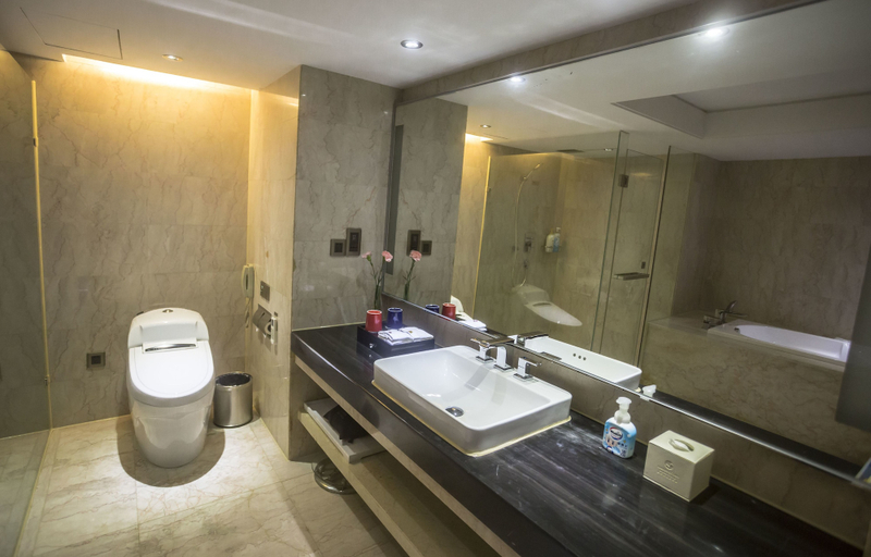 Bathroom 3, Manhattan Kinlen Hotel - Shishi, Quanzhou