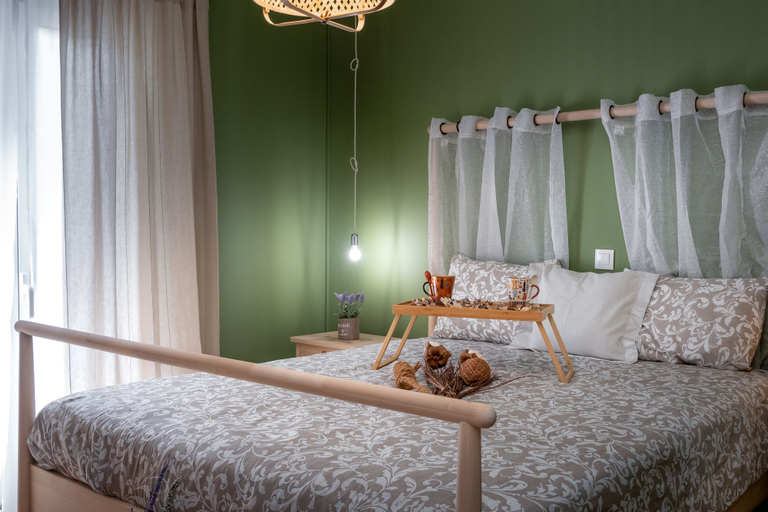 Bedroom 2, Apartment at the foothills of Acropolis, Attica