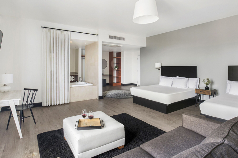 Bedroom 3, Hotel Casa 425 + Lounge, Los Angeles