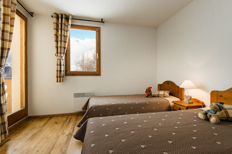 Bedroom 2, Résidence Lagrange Vacances L'Arollaie, Savoie