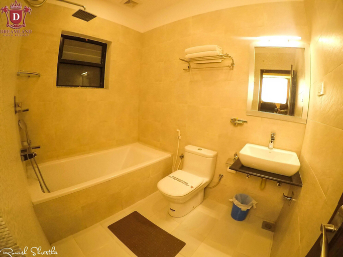 Bathroom 5, Dreamland Gold Resort, Lumbini