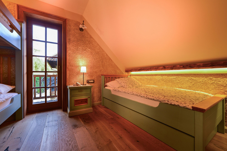 Bedroom, Villa Les With hot tub, Brežice