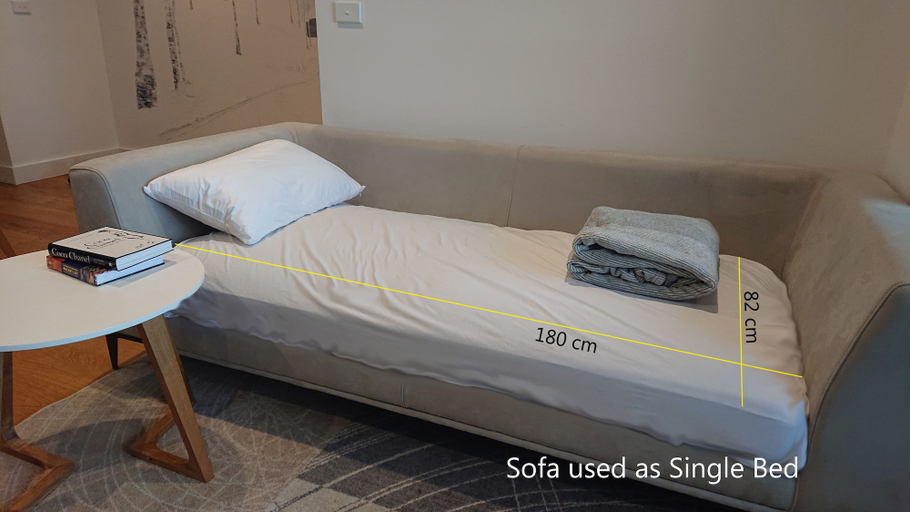 Bedroom 3, Whitehorse Towers Self Service Apartment, Melbourne